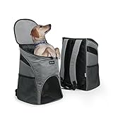 Becko Haustiertasche Hundetasche Transporttasche Rucksack für Haustiere wie kleine Katze und Hund Netzrucksack (Rucksack)